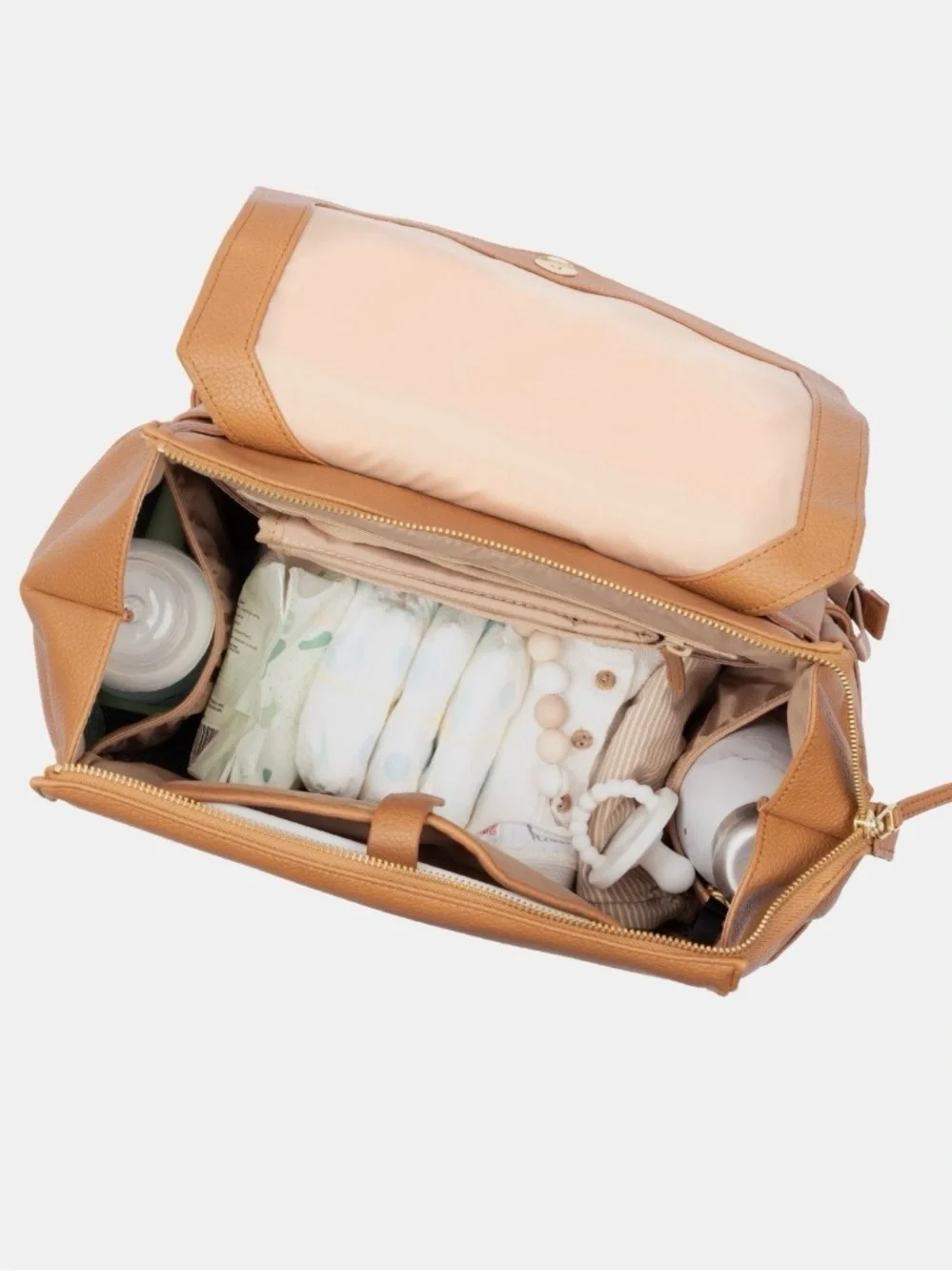 Freshly Picked Butterscotch Backpack Diaper Bag